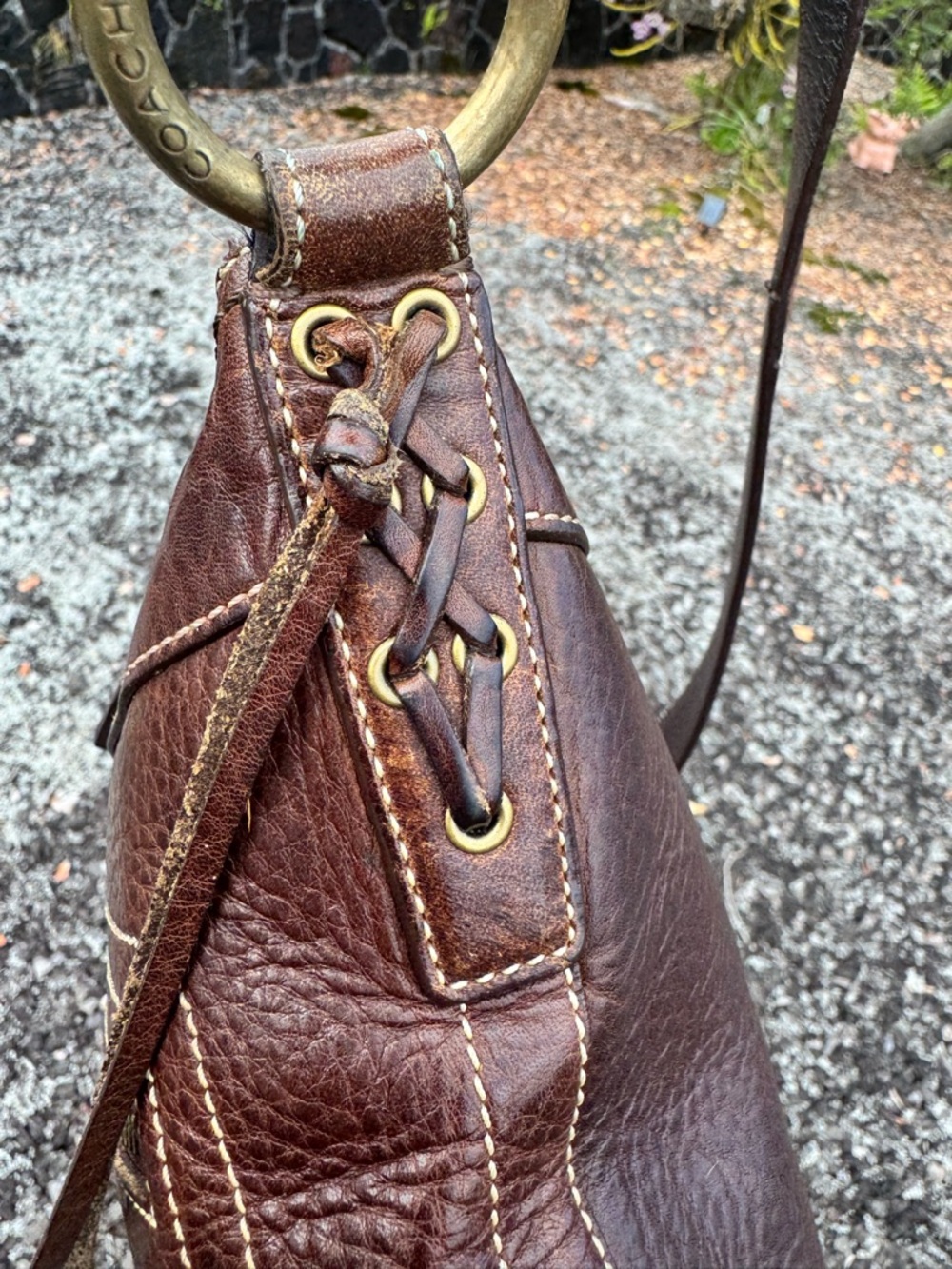 Coach 2006 Soho Legacy Vintage Brown Leather Crossbody Bag Style 10398 - Picture 9 of 15